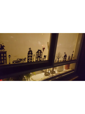 raamstickers sinterklaas en kerst 